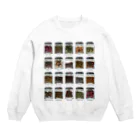 黒澤あおいの食べ物-スパイス- Crew Neck Sweatshirt