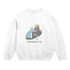 矢高あおいの【Prairie dog lover×Art】草原の少女たち Crew Neck Sweatshirt