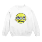 chicodeza by suzuriのフクロウトリオ Crew Neck Sweatshirt