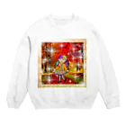 ☆あゆ ころ たろの☆ ハッピーライフの秋ですなぁ Crew Neck Sweatshirt