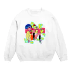 cat is the world .の恋する男の子 Crew Neck Sweatshirt