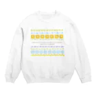 design at.のハジチに願いをこめて Crew Neck Sweatshirt