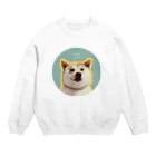 柴犬ガッツのガッツ Crew Neck Sweatshirt