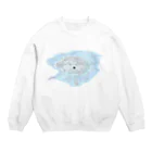 niwatsukinoの癒し、かわゆすのイルカちゃん。 Crew Neck Sweatshirt