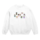 ANAN＠猫ひろしの人🥚🥚のどっとえしりーず Crew Neck Sweatshirt