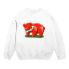 みけにっけ商店のグミベアーとお魚ちゃん Crew Neck Sweatshirt