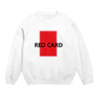 アメリカンベース のレッドカード　⚽　サッカー Crew Neck Sweatshirt