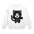 みきぞーん｜保護猫 ミッキー画伯と肉球とおともだちのmaruku Crew Neck Sweatshirt