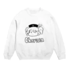 はつしも工房のブラックナースのシェリシアちゃん Crew Neck Sweatshirt