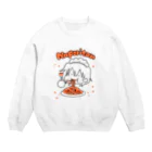 はつしも工房の喫茶ゆりィの飛び散りナポリタン Crew Neck Sweatshirt