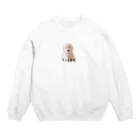 ジジオshopのもふもふ部の犬 Crew Neck Sweatshirt