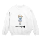 かわいいにゃんことワンコの絵のお店のリアム.ビーグル Crew Neck Sweatshirt