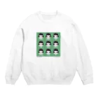 中山ちゃん人形商店の428アンチエイジングTシャツシリーズ/セルロイドミーコデザインタイプ Crew Neck Sweatshirt