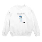 かわいいにゃんことワンコの絵のお店のオリビア.P.チンチラ Crew Neck Sweatshirt