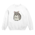 tanuki_msのチンチラ Crew Neck Sweatshirt