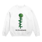 スーパーサボテンタイムの接木サボテン（麒麟団扇・キリン団扇・ペレスキオプシス） Crew Neck Sweatshirt