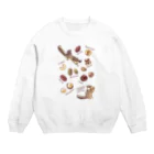 huroshikiのNUTS collection ナッツコレクション Crew Neck Sweatshirt