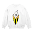 shop etoile@mi_na公式グッズの電柱ソフトくん Crew Neck Sweatshirt