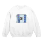 goma's ✿ shopの猫とサッカー Crew Neck Sweatshirt