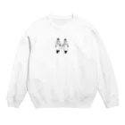 お文具の捕まったお文具 Crew Neck Sweatshirt