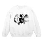 猫王国のすやすや Crew Neck Sweatshirt