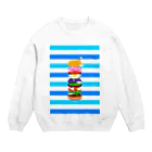 UNIREBORN WORKS ORIGINAL DESGIN SHOPのNatural burgers Crew Neck Sweatshirt