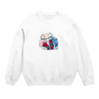 amemugi（あめむぎ）のあしかせ。 Crew Neck Sweatshirt