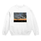 スギノワカバの空（雲多め） Crew Neck Sweatshirt