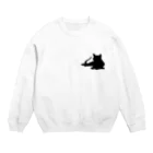 生き物 ファッションのくつろぎ猫ちゃん Crew Neck Sweatshirt