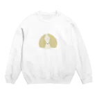 3本しっぽのビションフリーゼの日常にほわほわしっぽのシーズー Crew Neck Sweatshirt