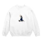 みっきー君のお店のスケボーみっきー君 Crew Neck Sweatshirt