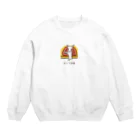 いぬころ｜変な犬図鑑のNo.188 アタマサガリーヌ[1] 変な犬図鑑 Crew Neck Sweatshirt