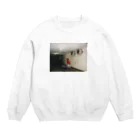 御徒町おつゆ◆T9cSdWuPt2の70キロのお肉を運ぶ子グッズ Crew Neck Sweatshirt