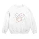 U〜7ちゃんのどうぶつふれんず Crew Neck Sweatshirt