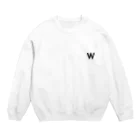 noisie_jpの【W】イニシャル × Be a noise. Crew Neck Sweatshirt