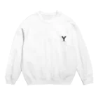 noisie_jpの【Y】イニシャル × Be a noise. Crew Neck Sweatshirt