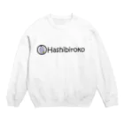 ハシビロコウさんグッズ販売★★ＦＡＮショップ★★のハシビロコウさんロゴ Crew Neck Sweatshirt