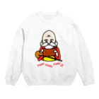 日々好日屋2号店の福禄寿様、巻物を読む Crew Neck Sweatshirt