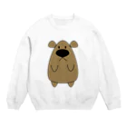 Pat's WorksのCharley the Brown Bear Crew Neck Sweatshirt