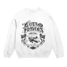 ブレイクダンス商品店「SNACKs」BreakdanceのLots Of Flavors（ロッツ・オブ・フレイバーズ） Crew Neck Sweatshirt