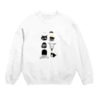 ももろ のひげ Crew Neck Sweatshirt