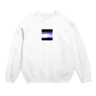 13107_の稲妻の合間  青空 Crew Neck Sweatshirt