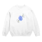 きまぐれおえかきのことば Crew Neck Sweatshirt