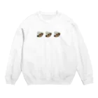 ゴンのいぬ 3連 Crew Neck Sweatshirt