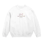 もさんのおはよう☀️うさ吉 Crew Neck Sweatshirt