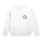 puikkoのカタカムナ　ヤタノカカミ（ワンポイント） Crew Neck Sweatshirt