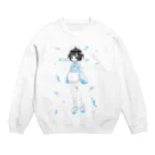 ほしゆ໒꒱·ﾟのげぇむおーばぁちゃん໒꒱·ﾟ Crew Neck Sweatshirt