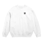 Illustrator Moca&Ram shopのネコのゲッティ/Getty Cat（character small） Crew Neck Sweatshirt