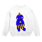 Lily bird（リリーバード）の可愛い青鬼ちゃん① Crew Neck Sweatshirt