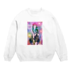 💖宇宙整体♪🌈♪こころからだチャンネル♪💖のuniversalPrincess cakra energy remix Crew Neck Sweatshirt